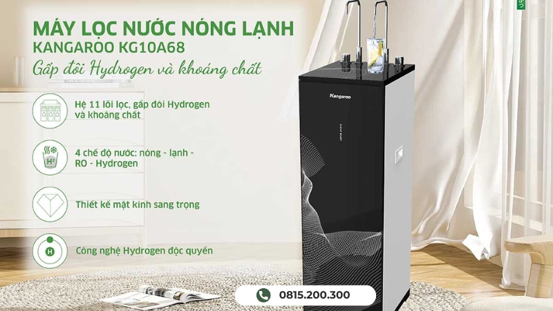 Máy lọc nước Kangaroo 4 chế độ KG10A68