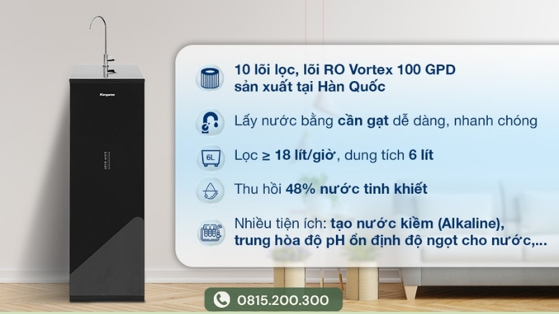 Máy lọc nước Kangaroo tủ đứng KG116I