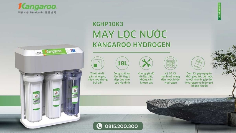 Máy lọc nước Kangaroo tủ bếp KGHP10K3