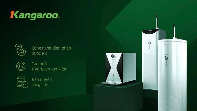 Máy lọc nước Kangaroo Hydrogen Ion Kiềm KG100EED