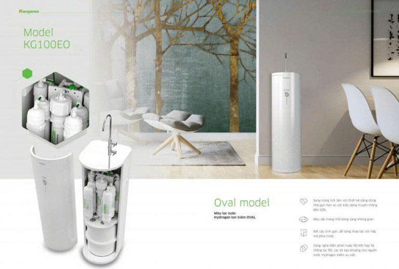 Thiết kế Oval sang trọng Kangaroo KG100EO