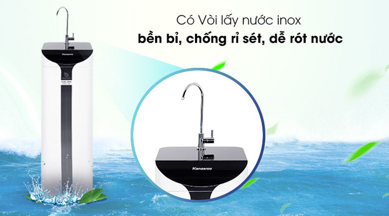 Góc nghiêng máy lọc nước KG100ES1