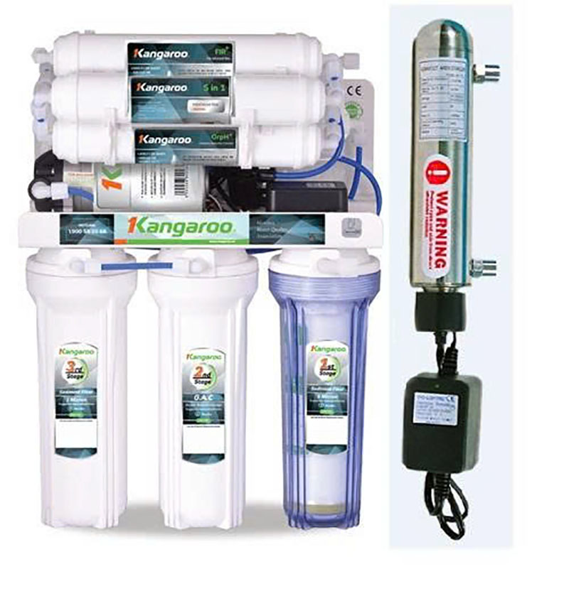 Máy Lọc Nước Kangaroo Hydrogen KG100HA-KV Có Đèn UV chính hãng