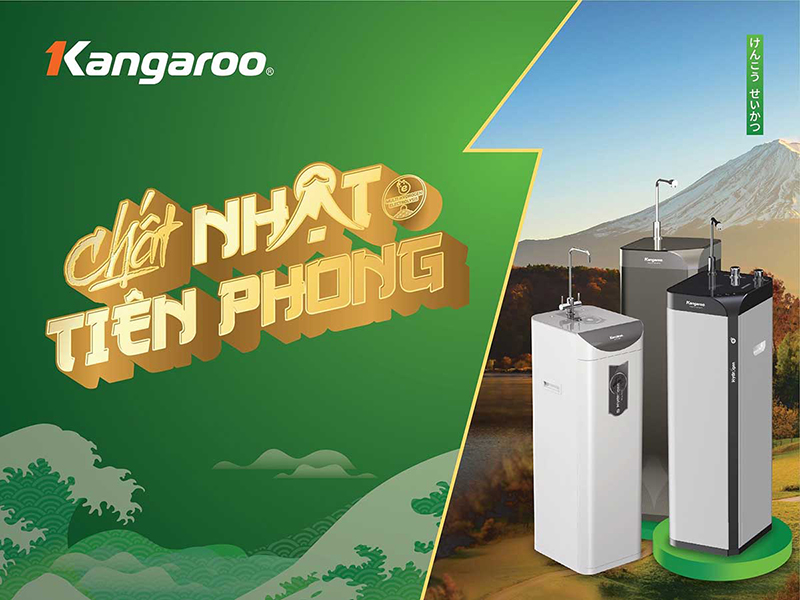 Máy lọc nước Kangaroo Hydrogen Nóng Lạnh KG10A10S chính hãng