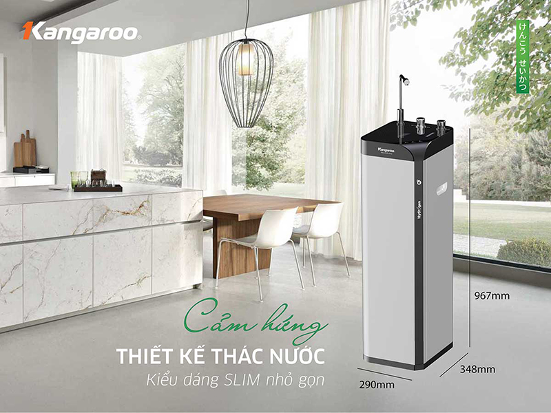 Thiết kế SLIM dòng thác bất tận phong thủy thịnh vượng Kangaroo KG10A10S