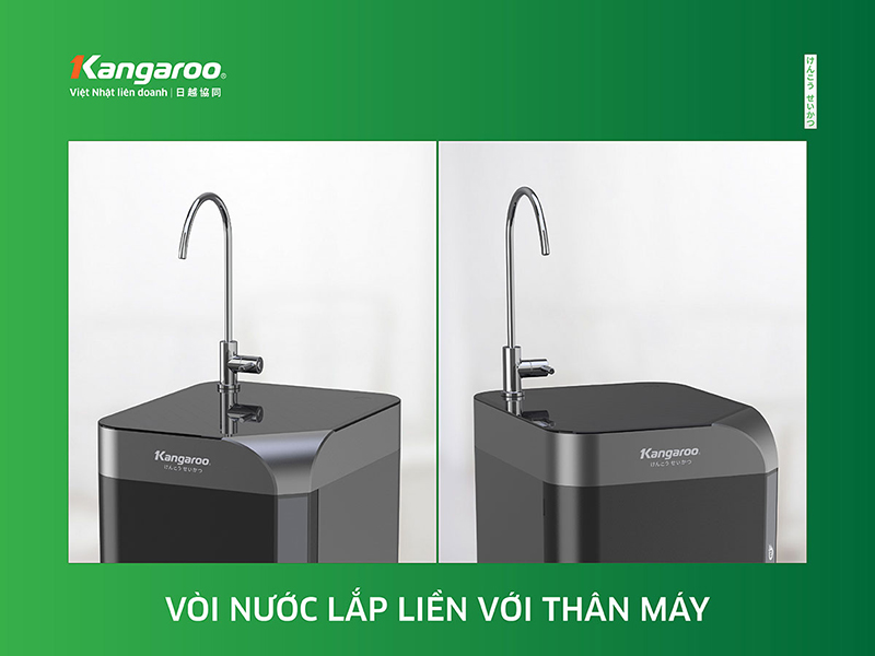 Vòi nước gắn liền thân máy Kangaroo KG10W2
