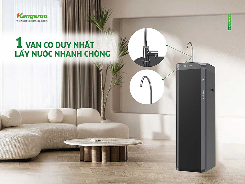 Van xoay cơ của máy lọc nước Kangaroo KG10W2