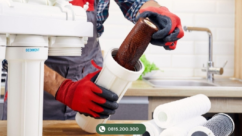 Bộ lõi lọc thô 123 bị tắc