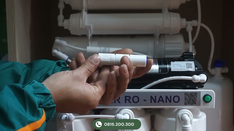 Van Flow máy lọc nước bị hỏng