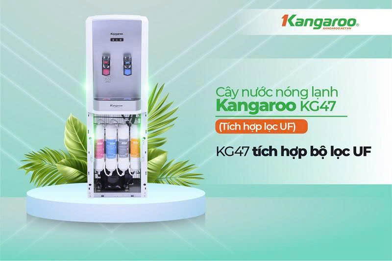 Máy lọc nước nóng lạnh Kangaroo KG47 chính hãng