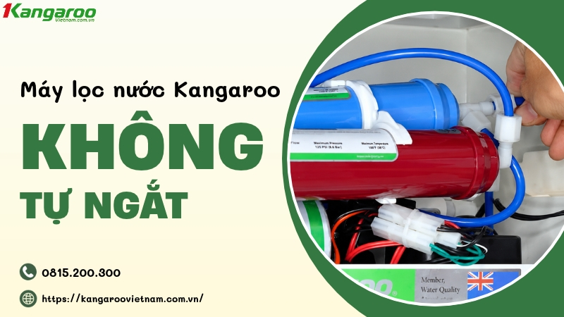 Máy lọc nước Kangaroo không tự ngắt