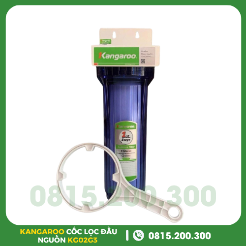 Bộ Cốc Lọc Đầu Nguồn Kangaroo KG02G3