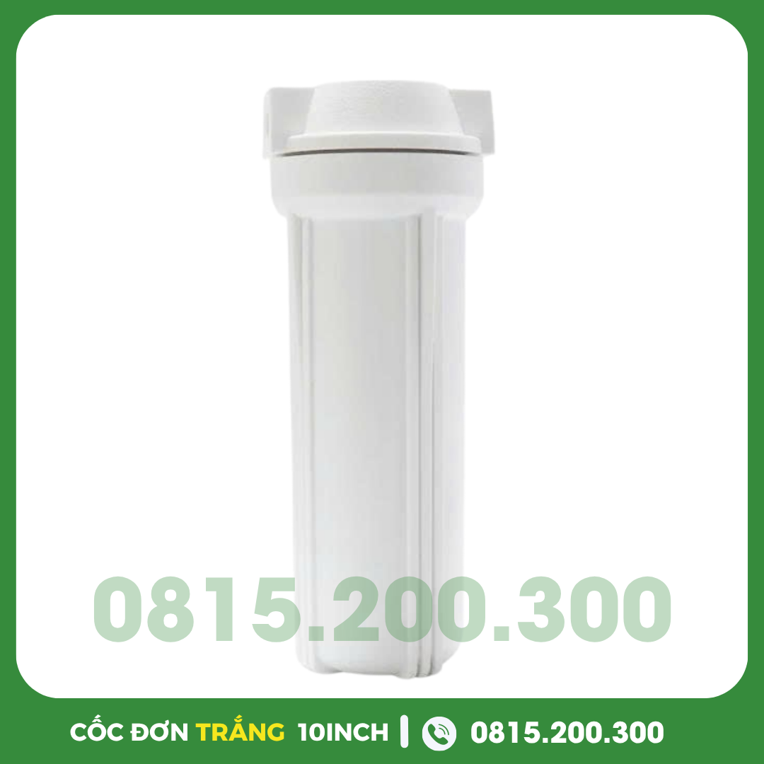 Cốc Lọc Thô Trắng 10 Inch