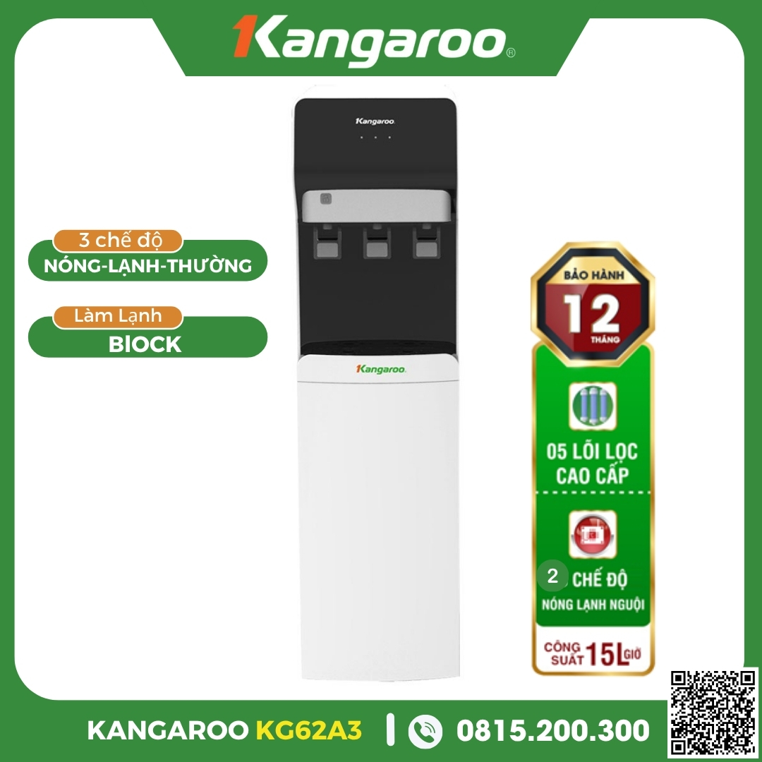 Máy Lọc Nước Có Chức Năng Làm Nóng Lạnh Nước Uống KG62A3
