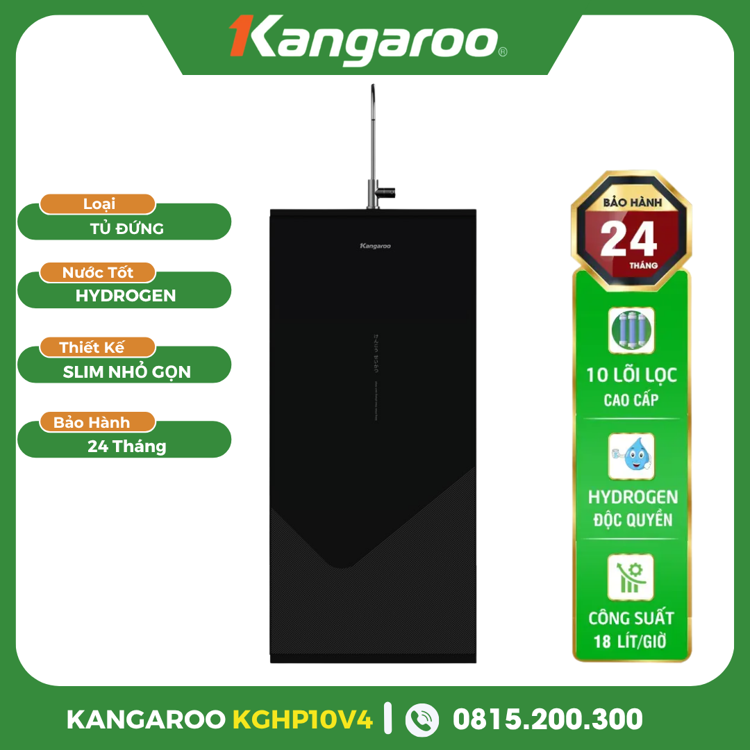 Máy Lọc Nước Kangaroo Hydrogen Infinity KGHP10V4