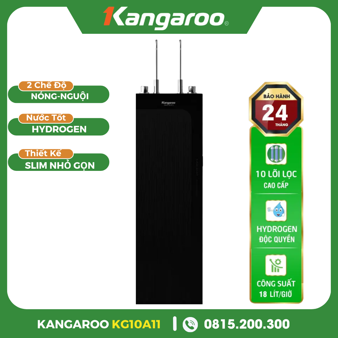 Máy Lọc Nước Kangaroo Hydrogen Infinity Tích Hợp Nóng KG10A11
