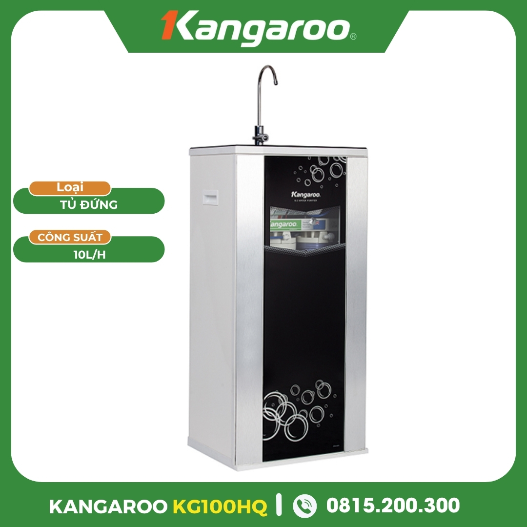 Máy Lọc Nước Kangaroo Hydrogen KG100HQ Vỏ VTU Đen