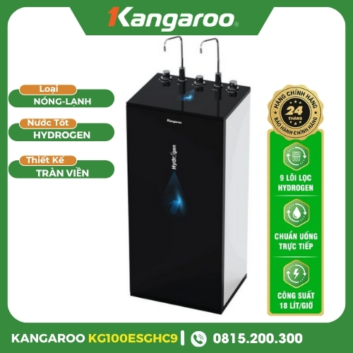 Máy Lọc Nước Kangaroo Hydrogen Nóng Lạnh KG100ESGHC9