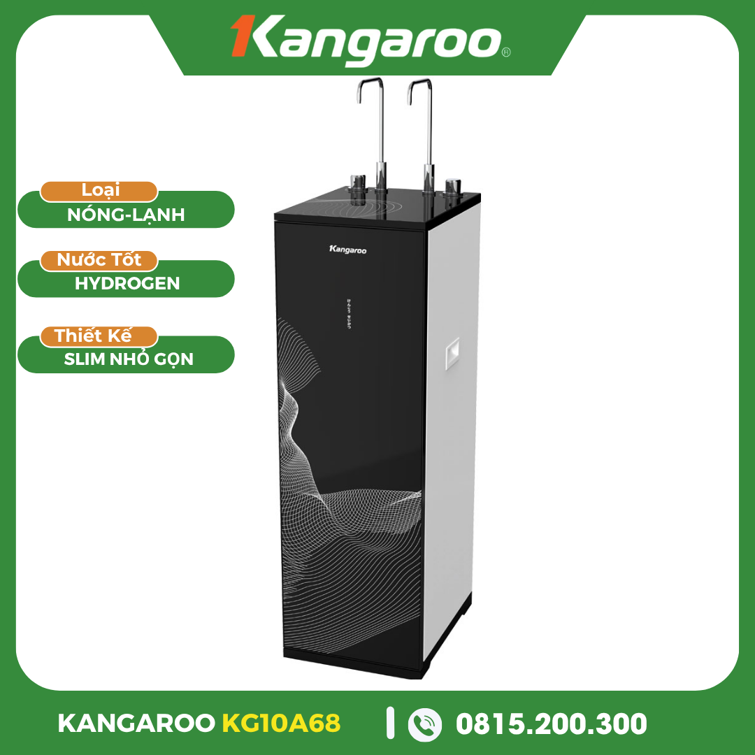 Máy Lọc Nước Kangaroo Hydrogen Nóng Lạnh KG10A68