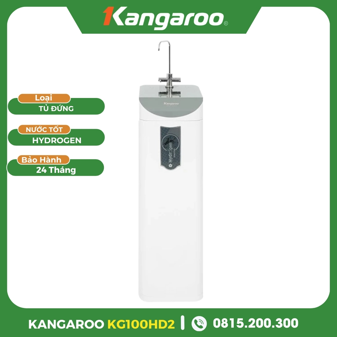 Máy Lọc Nước Kangaroo Hydrogen Slim Duo 2 KG100HD2