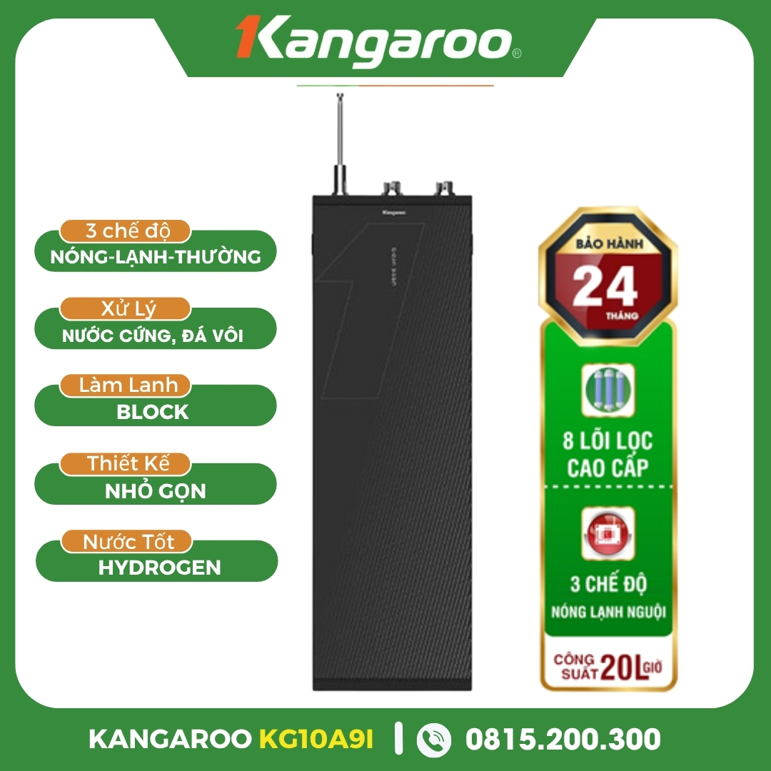 Máy Lọc Nước Kangaroo Hydrogen Infinity Nóng Lạnh KG10A9I