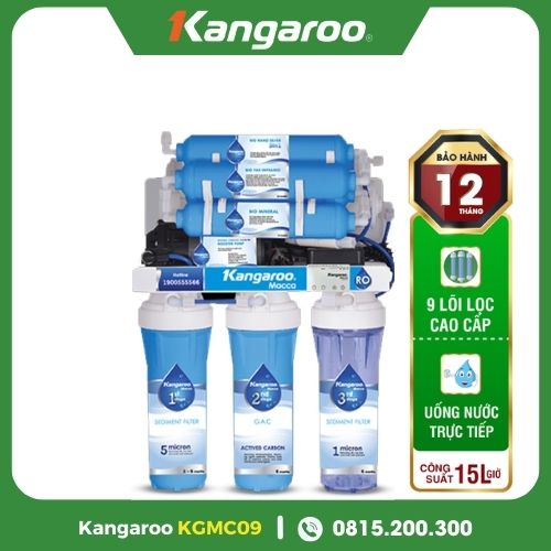 Máy Lọc Nước Kangaroo 9 cấp lọc KGMC09-KV Lắp Tủ Bếp
