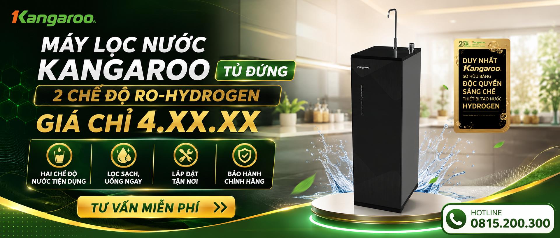 Máy lọc nước Kangaroo RO-Hydrogen
