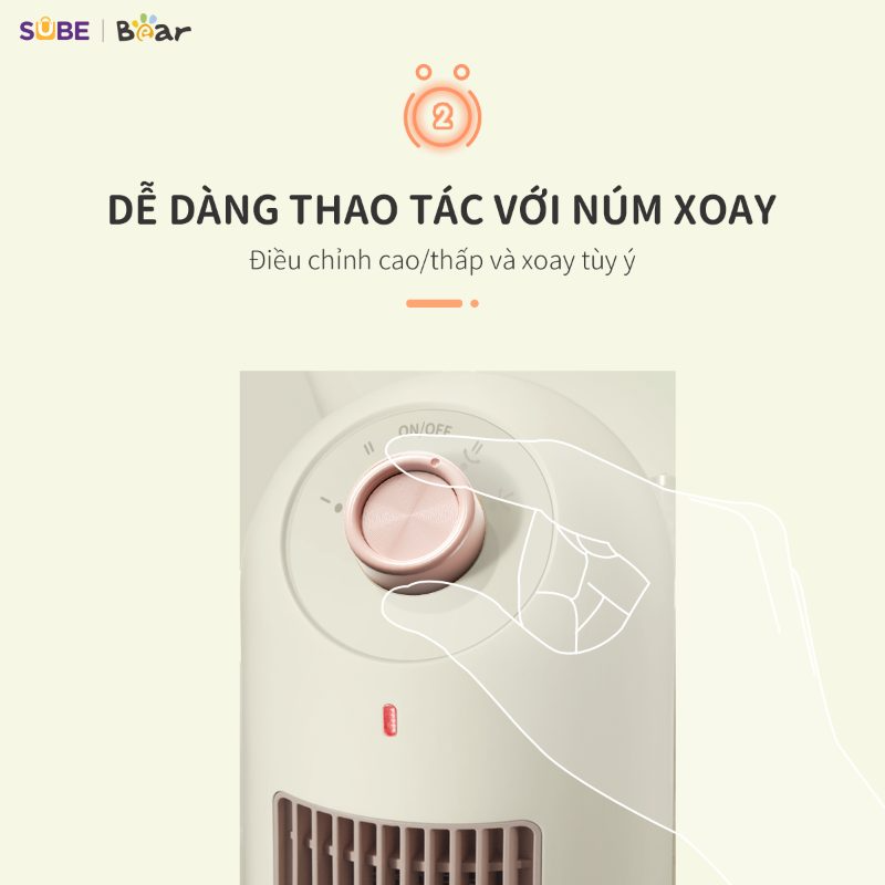 Máy Sưởi Gốm Bear SH-4H20A - Chính hãng Bảo hành 18 Tháng 1 đổi 1 30 ngày - HOT NEW 2026