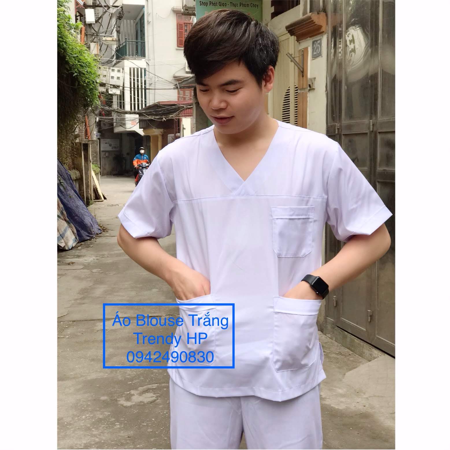 Áo Blouse Trắng Trendy HP Áo Blouse Trắng Trendy HP Áo Blouse Trắng Trendy HP Áo Blouse Trắng Trendy HP Áo Blouse Trắng Trendy HP Áo Blouse Trắng Trendy HP Bộ scrubs cổ tim TRẮNG- bộ scrubs bác sĩ, dược sỹ, điều dưỡng chất phổ thông