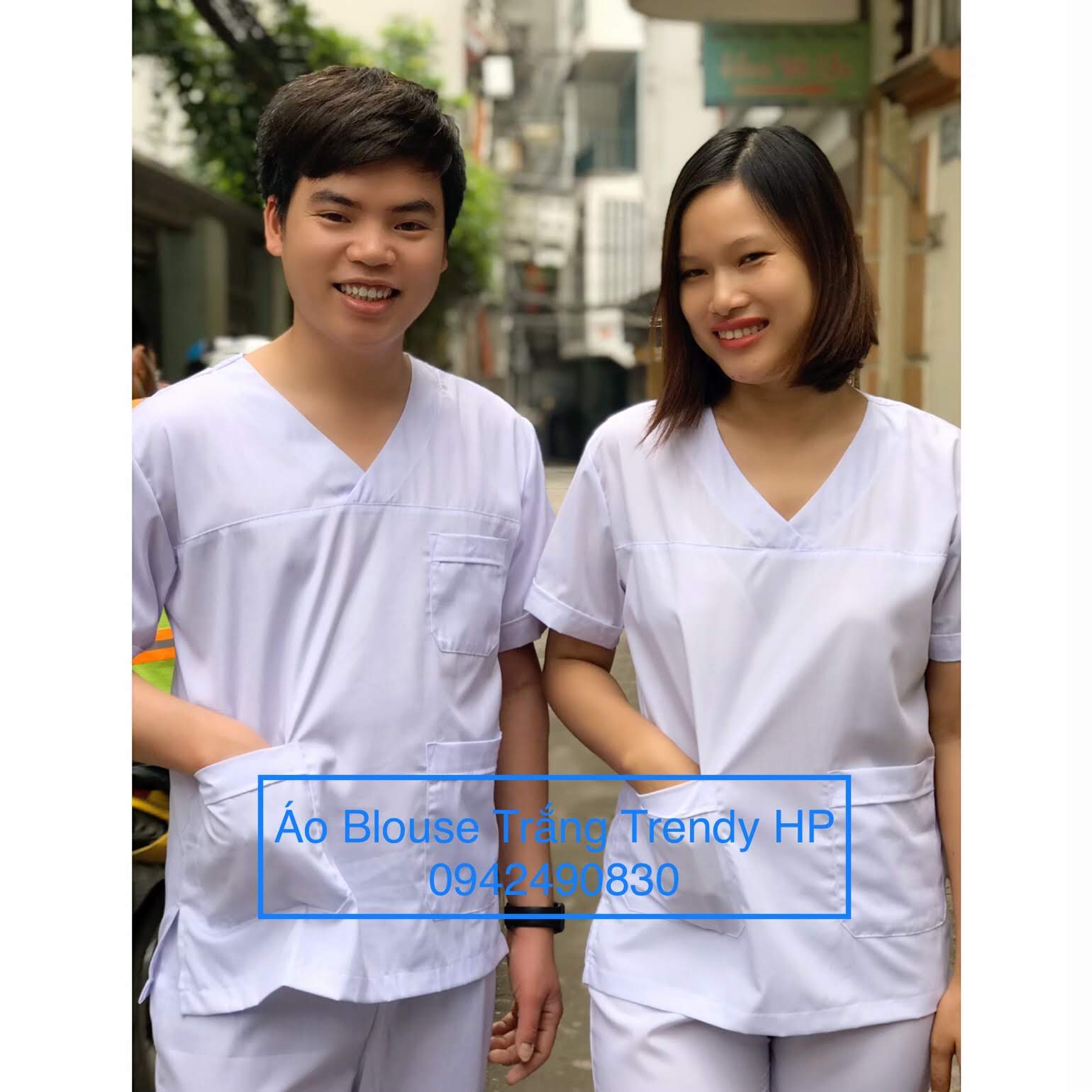 Áo Blouse Trắng Trendy HP Áo Blouse Trắng Trendy HP Áo Blouse Trắng Trendy HP Áo Blouse Trắng Trendy HP Áo Blouse Trắng Trendy HP Áo Blouse Trắng Trendy HP Bộ scrubs cổ tim TRẮNG- bộ scrubs bác sĩ, dược sỹ, điều dưỡng chất phổ thông