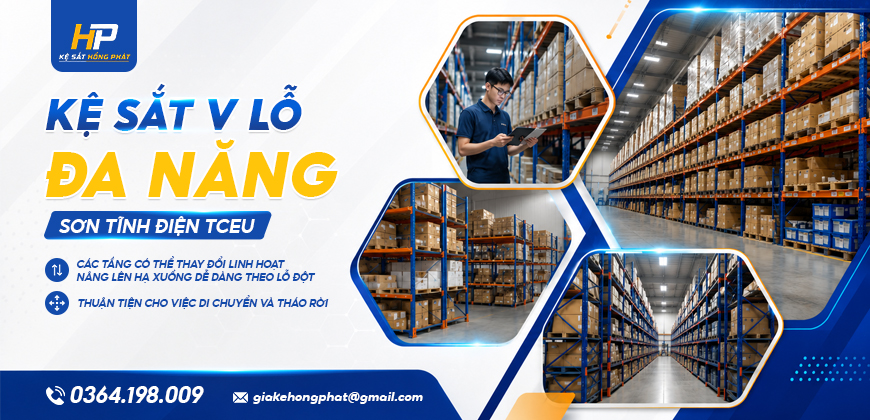 Kệ Sắt Hồng Phát