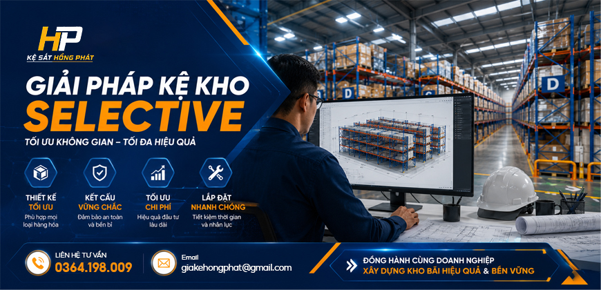 Kệ Sắt Hồng Phát