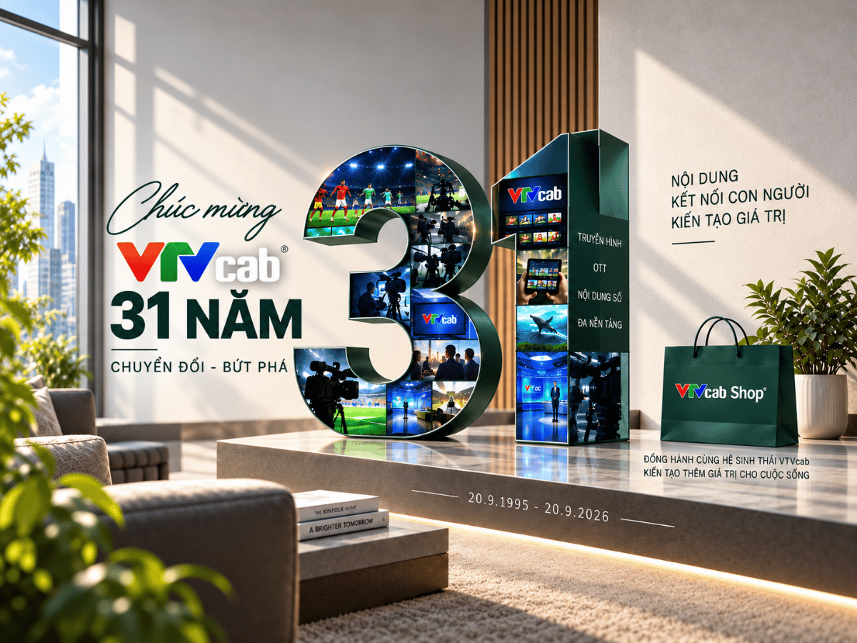 VTVcab kỷ niệm 31 năm thành lập: 