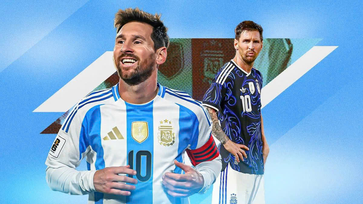 Lionel Messi trong màu áo đội tuyển Argentina – biểu tượng của bóng đá thế giới và niềm tự hào của Albiceleste.