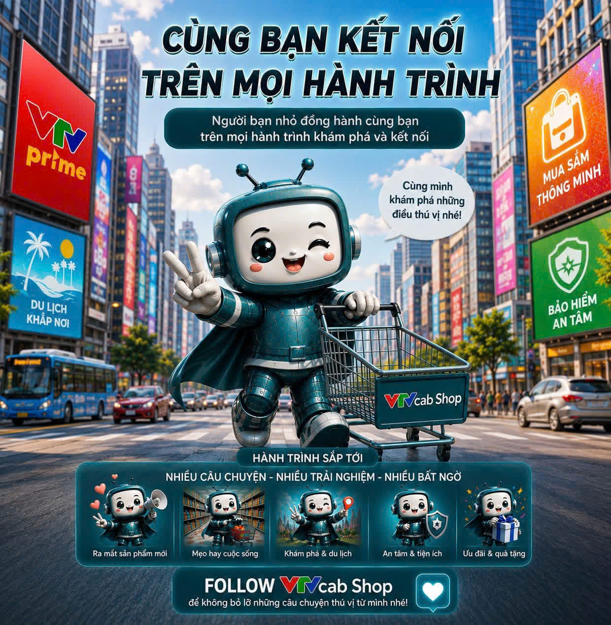 VTVcab Shop phát triển mô hình bán lẻ hiện đại kết nối nội dung và trải nghiệm người dùng.