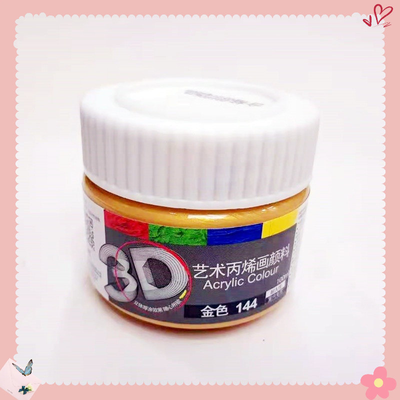Màu acrylic 3D 300ml , màu vẽ mỹ thuật trên vải mọi chất liệu
