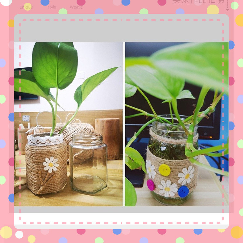 Dây thừng dây đay, dây thừng gai  làm handmade thủ công trang trí