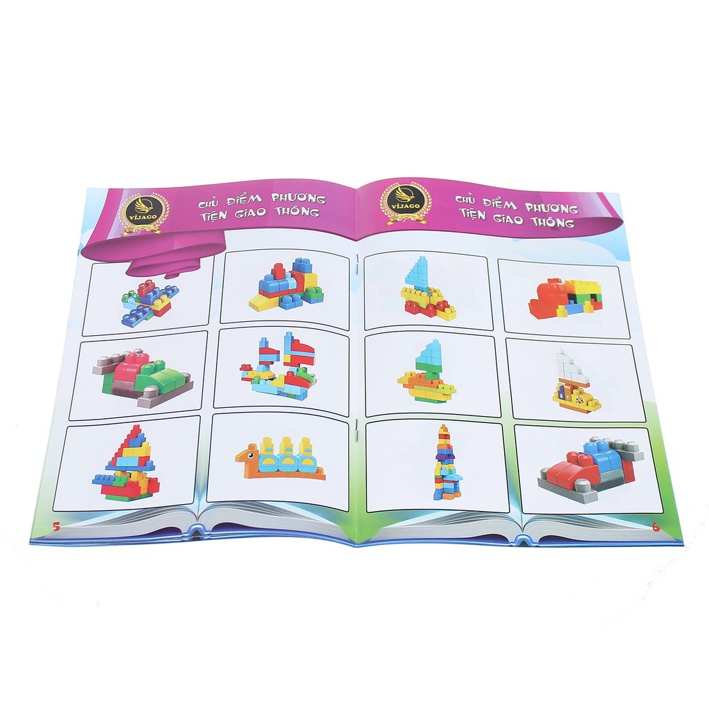 Đồ chơi xếp hình cao cấp VIJAGO 70 chi tiết (VJG028) Hàng Việt Nam cao cấp