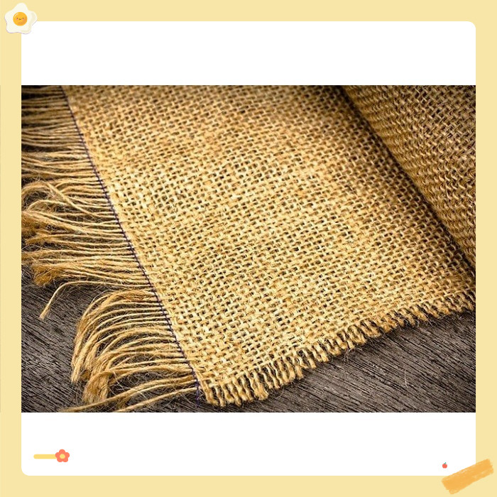 Vải bố Phụ kiện hanmade thủ công Vải bố đay trang trí - Steam mầm non - Tiểu học