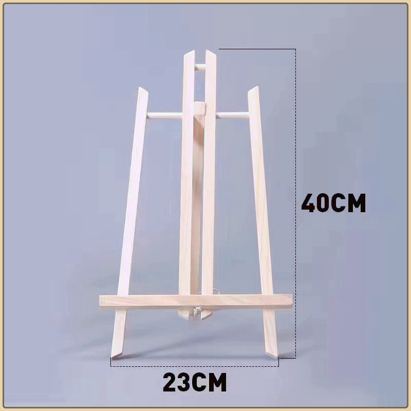 Giá vẽ tranh để bàn mini - Dụng cụ vẽ tranh bằng gỗ ( loại có dây)
