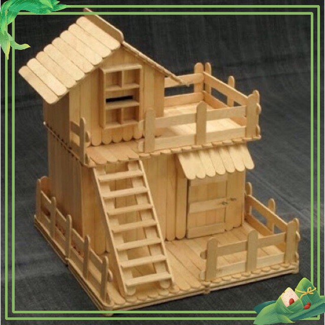 Que kem gỗ dẹt làm đồ thủ công handmade, đồ giáo dục Montessori