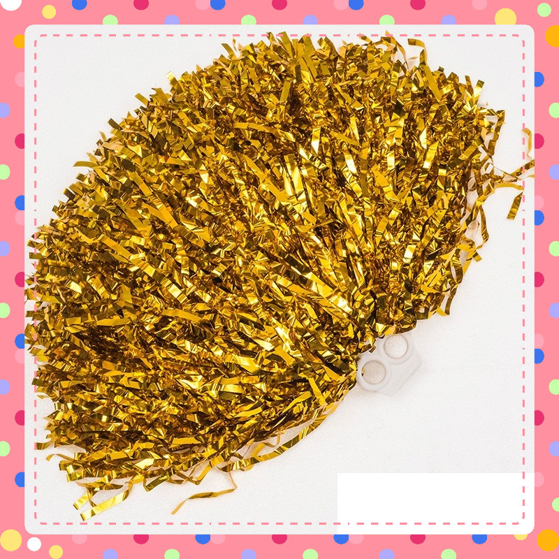 Bông tua thể dục - Bông tua cổ vũ loại đẹp 30cm 7 màu - Đồ dùng mầm non  ( giá 1 đôi )