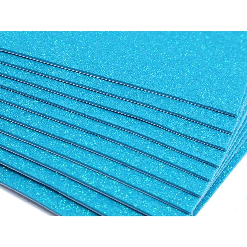 Xốp nhũ kim tuyến làm thủ công hanmade A4 / 1tờ,Xốp Eva Kim Tuyến Cao Cấp