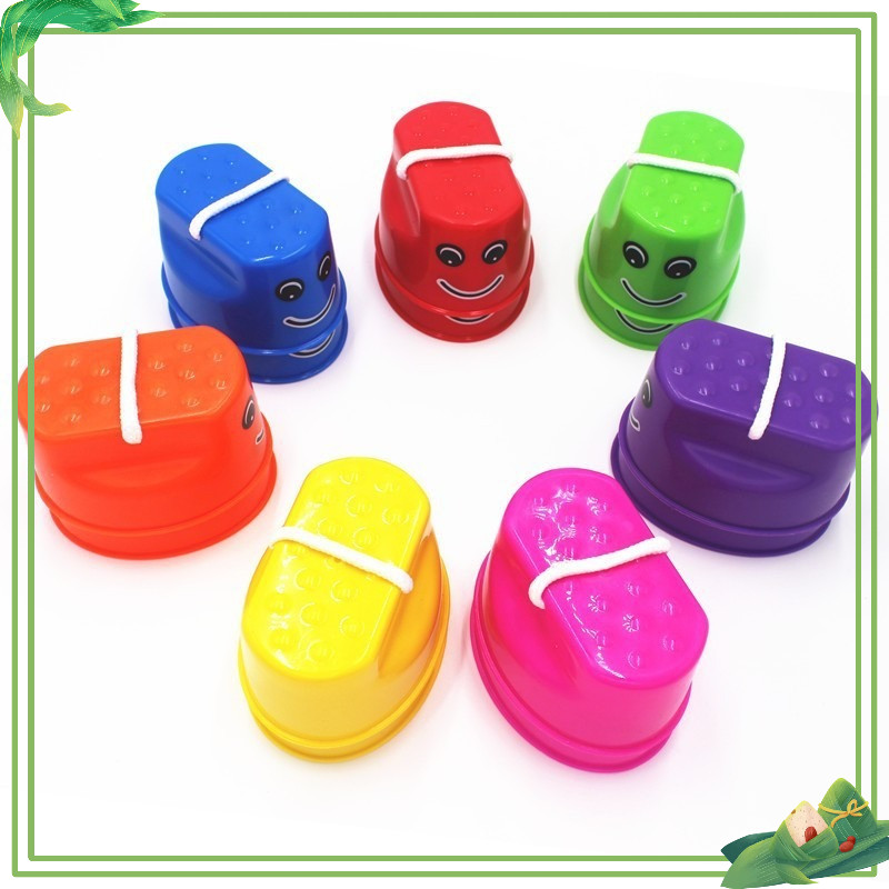 Cà kheo trò chơi cho trẻ vận động, cà kheo nhựa cho bé đồ dùng giáo cụ dạy học tiếng anh (1 đôi)