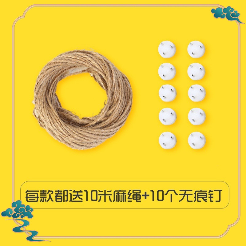 Kẹp gỗ  nhiều màu nghộ nghĩnh set 50 kẹp tặng kèm dây treo