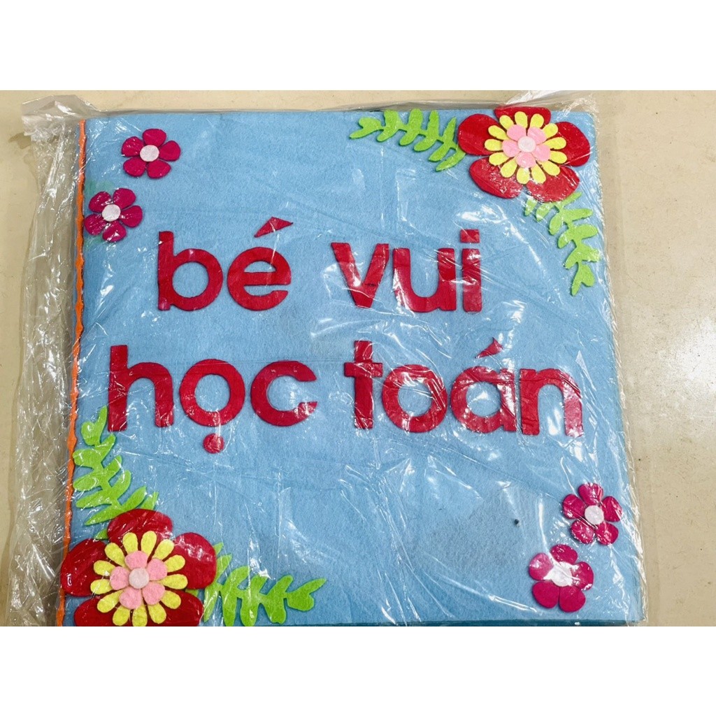 sách vải gồm 10 chủ đề mầm non - KPKH được làm bằng thủ công hanmade mầm non