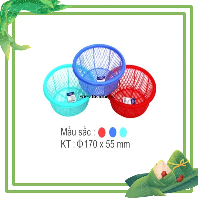 Set 10 rổ nhựa tròn nhỏ đựng đồ dùng  - học toán mầm non