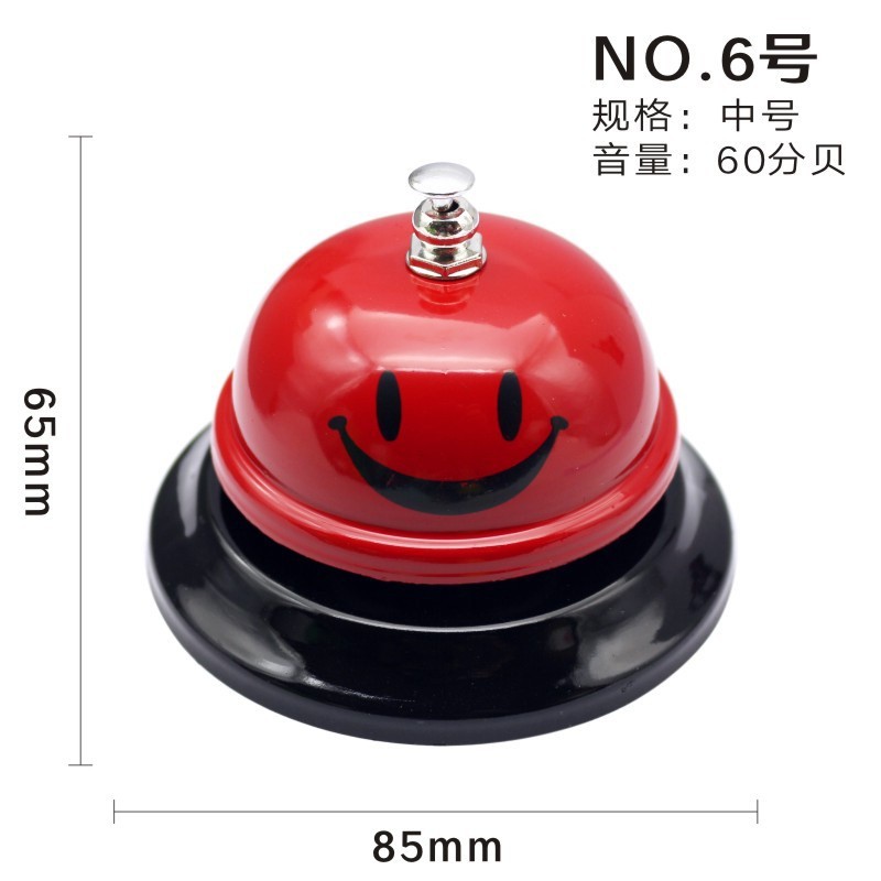 Chuông bấm nhiều màu mạ bóng chrome , chuông để bàn, chuông trò chơi, size 85mm