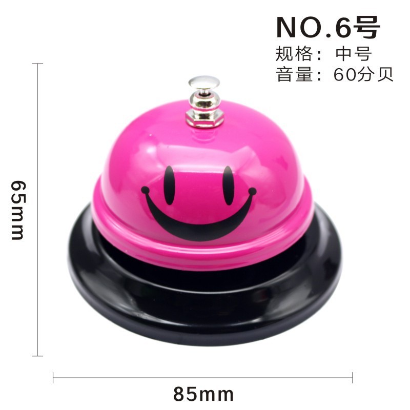Chuông bấm nhiều màu mạ bóng chrome , chuông để bàn, chuông trò chơi, size 85mm