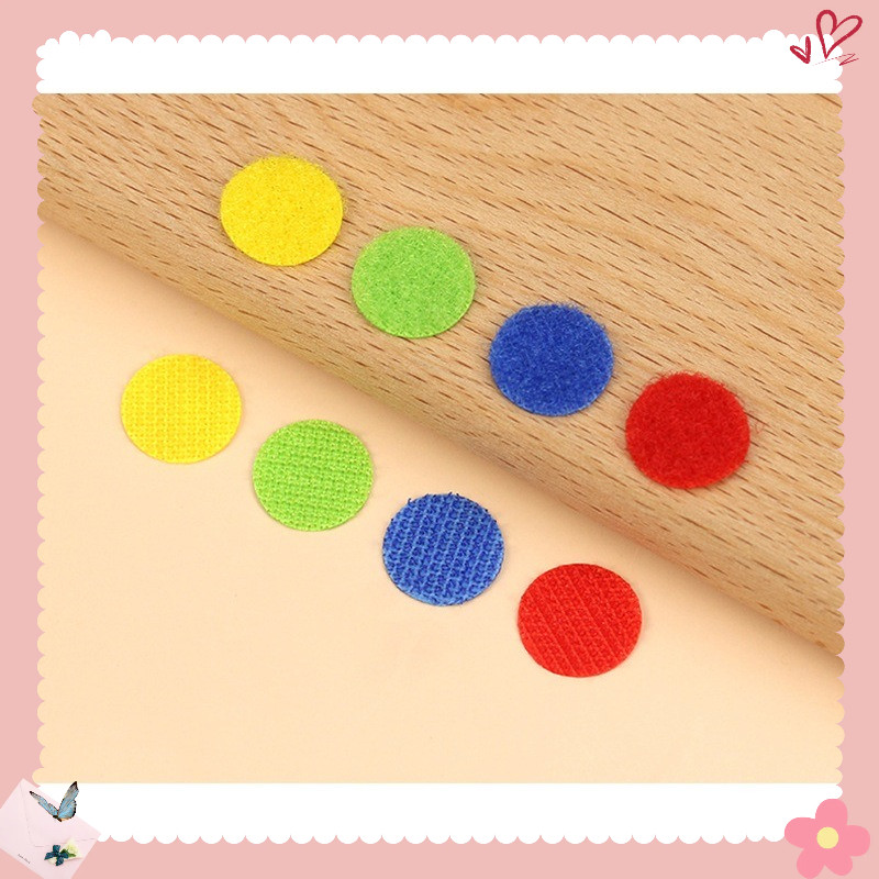 Nhám dính tròn set 50 miếng dán size 20mm tiện lợi